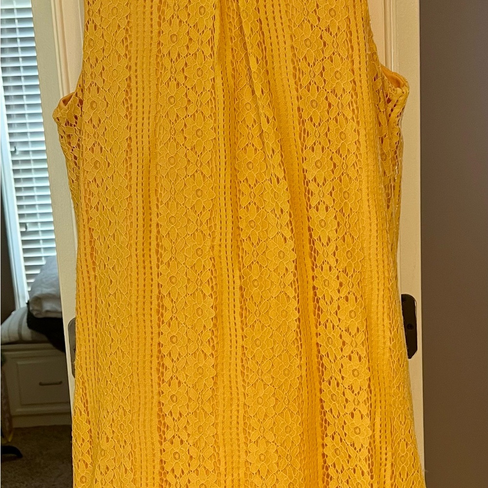 Wonderly Kids Casual Dress - Yellow Lace